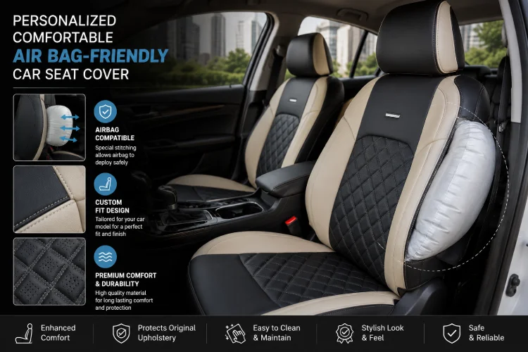 Air Bag-Friendly Car Seat Cover Shop Wakad Pune